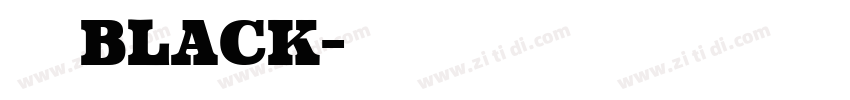微软雅黑 Black字体转换